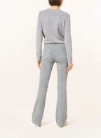 MOTHER Flared jeans THE WEEKENDER FRAY, Color: lead grey hellgrau (Image 1)
