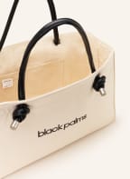 BLACK PALMS THE LABEL Strandtasche BEACH BAG, Farbe: CREME/ SCHWARZ (Bild 1)