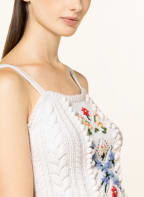 POLO RALPH LAUREN Stricktop mit Stickereien , Farbe: CREME (Bild 1)
