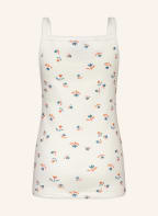 PETIT BATEAU 3er-Pack Tops, Farbe: WEISS/ ORANGE (Bild 1)