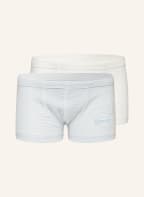 PETIT BATEAU 2er-Pack Boxershorts , Farbe: WEISS/ HELLBLAU (Bild 1)