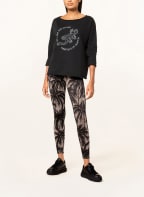 Juvia 7/8-Leggings, Farbe: OLIV/ SCHWARZ (Bild 1)