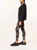 Juvia 7/8-Leggings, Farbe: OLIV/ SCHWARZ (Bild 1)