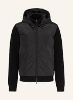 BOSS Strickjacke LIFO im Materialmix, Farbe: SCHWARZ (Bild 1)