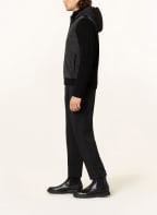 BOSS Strickjacke LIFO im Materialmix, Farbe: SCHWARZ (Bild 1)
