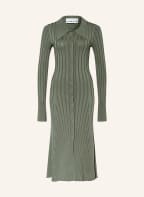 REMAIN BIRGER CHRISTENSEN Hemdblusenkleid LAMIRE aus Strick, Farbe: OLIV (Bild 1)