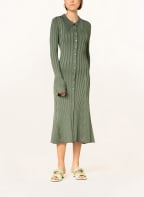 REMAIN BIRGER CHRISTENSEN Hemdblusenkleid LAMIRE aus Strick, Farbe: OLIV (Bild 1)