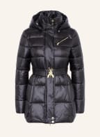 PATRIZIA PEPE Quilted jacket with detachable hood, Color: BLACK (Image 1)