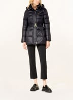 PATRIZIA PEPE Quilted jacket with detachable hood, Color: BLACK (Image 1)