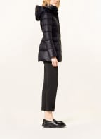 PATRIZIA PEPE Quilted jacket with detachable hood, Color: BLACK (Image 1)