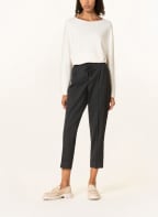 PESERICO EASY Pants in jogger style, Color: DARK GRAY (Image 1)