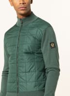BELSTAFF Strickjacke KELBROOK im Materialmix, Farbe: GRÜN (Bild 1)