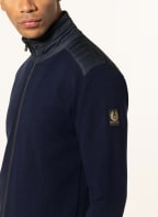 BELSTAFF Strickjacke KELBY im Materialmix, Farbe: DUNKELBLAU (Bild 1)