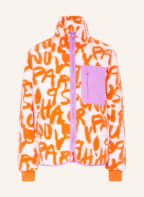 NEO NOIR Teddyfell-Jacke LYNDA, Farbe: WEISS/ ORANGE/ HELLLILA (Bild 1)