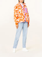 NEO NOIR Teddyfell-Jacke LYNDA, Farbe: WEISS/ ORANGE/ HELLLILA (Bild 1)