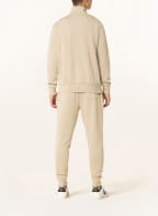 POLO RALPH LAUREN Half-zip sweater in sweatshirt fabric, Color: KHAKI (Image 1)