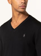 POLO RALPH LAUREN Sweater made of merino wool, Color: BLACK (Image 1)