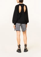 ALL SAINTS Sweatshirt CYGNI mit Cut-outs, Farbe: SCHWARZ (Bild 1)