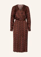 Sophie Dress ZAFANO, Color: DARK ORANGE/ BLACK (Image 1)