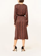 Sophie Dress ZAFANO, Color: DARK ORANGE/ BLACK (Image 1)