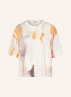 comma casual identity T-shirt , Color: CREAM/ ORANGE/ BLACK (Image 1)