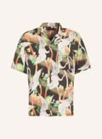 ALL SAINTS Resorthemd KUYO Relaxed Fit, Farbe: SCHWARZ/ GRÜN/ ORANGE (Bild 1)