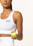 EA7 EMPORIO ARMANI Cropped-Top, Farbe: WEISS (Bild 1)
