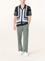 REISS Resorthemd RONAN Slim Fit aus Strick, Farbe: DUNKELBLAU/ HELLBLAU/ WEISS (Bild 1)