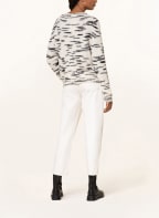 oui Oversized-Pullover, Farbe: ECRU/ SCHWARZ (Bild 1)