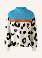 oui Pullover , Farbe: SCHWARZ/ HELLBLAU (Bild 1)