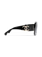 CHANEL Quadratische Sonnenbrille, Farbe: C622S6 - SCHWARZ/ GRAU VERLAUF (Bild 1)