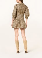 SANDRO Seidenkleid mit 3/4-Arm, Farbe: BEIGE/ SCHWARZ (Bild 1)