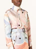 TED BAKER Trenchcoat MYIAH mit Leinen, Farbe: CREME/ ROSÉ/ HELLBLAU (Bild 1)