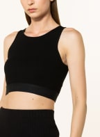 SANDRO Cropped-Top, Farbe: SCHWARZ (Bild 1)