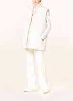 KARO KAUER Oversized-Steppweste, Farbe: CREME (Bild 1)