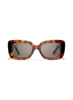 CHANEL Rechteckige Sonnenbrille, Farbe: 116483 - HAVANA/ BRAUN POLARISIERT (Bild 1)