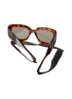 CHANEL Rechteckige Sonnenbrille, Farbe: 116483 - HAVANA/ BRAUN POLARISIERT (Bild 1)
