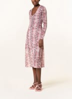 PATRIZIA PEPE Kleid, Farbe: DUNKELROT/ BRAUN/ HELLGRAU (Bild 1)
