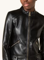 PATRIZIA PEPE Jacke in Lederoptik, Farbe: SCHWARZ (Bild 1)