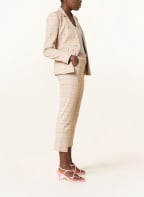 PATRIZIA PEPE Hose mit Glitzergarn, Farbe: BEIGE/ LILA/ SILBER (Bild 1)