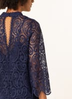 Phase Eight Dress VERITY with 3/4 sleeves and crochet lace, Color: DARK BLUE (Image 1)