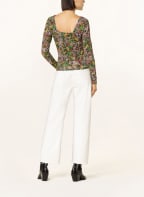TED BAKER Longsleeve DORTHEA , Farbe: SCHWARZ/ BEIGE/ GRÜN (Bild 1)