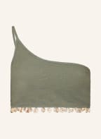 LOVE Stories One-shoulder bikini top BORA BORA, Color: LIGHT GREEN (Image 1)