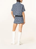 maje Bouclé-Skort IOLLY, Farbe: HELLBLAU/ BLAU/ WEISS (Bild 1)
