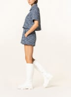maje Bouclé-Skort IOLLY, Farbe: HELLBLAU/ BLAU/ WEISS (Bild 1)