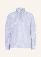 SANDRO Bluse mit Rüschen, Farbe: WEISS/ BLAU/ DUNKELBLAU (Bild 1)