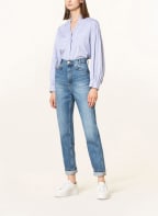 SANDRO Bluse mit Rüschen, Farbe: WEISS/ BLAU/ DUNKELBLAU (Bild 1)