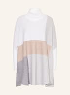 Joseph Ribkoff Poncho, Farbe: CREME/ GRAU (Bild 1)
