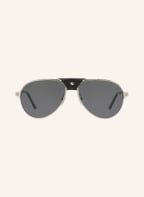 Cartier SUNGLASSES Sonnenbrille CT0034S, Farbe: SILBER/ GRAU POLARISIERT (Bild 1)