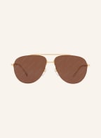 BALENCIAGA Sunglasses BB0013S, Color: 2390D1 - GOLD/ BROWN (Image 1)